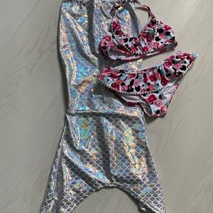 Girls Size 6 Kate Spade Bikini with mermaid skirt